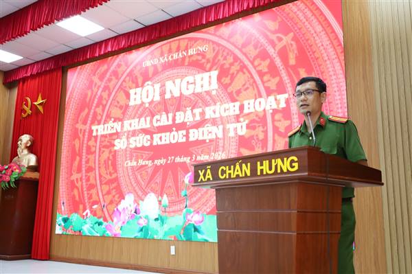 📣 XÃ CHẤN HƯNG TỔ CHỨC HỘI NGHỊ TẬP HUẤN SỬ DỤNG SỔ SỨC KHỎE ĐIỆN TỬ TRÊN VNeID