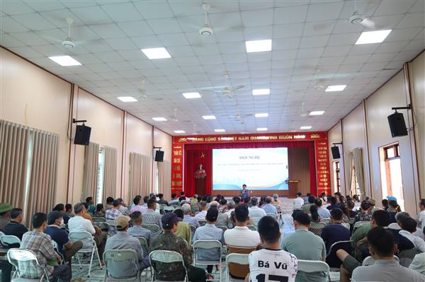  XÃ CHẤN HƯNG TỔ CHỨC HỘI NGHỊ KẾT THÚC CÔNG KHAI PHƯƠNG ÁN VÀ TIẾP THU Ý KIẾN THỰC HIỆN DỰ ÁN KHU CÔNG NGHIỆP SÂN BAY TIÊN LÃNG – KHU B