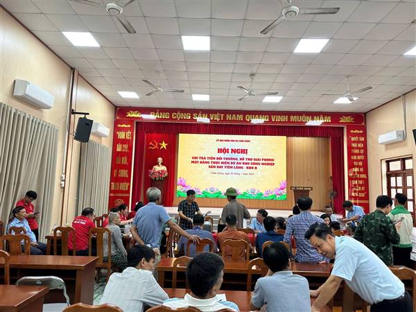 CHI TRẢ TIỀN BỒI THƯỜNG, HỖ TRỢ THỰC HIỆN DỰ ÁN ĐẨY NHANH TIẾN ĐỘ GIẢI PHÓNG MẶT BẰNG VÌ SỰ PHÁT TRIỂN CỦA ĐỊA PHƯƠNG