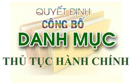 Quyết định Về việc công bố thủ tục hành chính đặc thù được sửa đổi, bổ sung lĩnh vực đất đai thuộc phạm vi chức năng quản lý của Sở Nông nghiệp và Môi trường