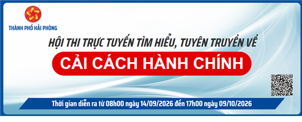Trung tâm Phục vụ hành chính công xã Chấn Hưng tham gia Hội thi trực tuyến, tuyên truyền về Cải cách hành chính thành phố Hải Phòng năm 2026