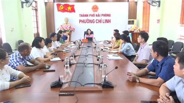 HỘI NGHỊ BÁO CÁO VỀ CÔNG TÁC CHUẨN BỊ ĐẠI HỘI CỦA UB MTTQ VIỆT NAM PHƯỜNG VÀ CÁC TỔ CHỨC ĐOÀN THỂ