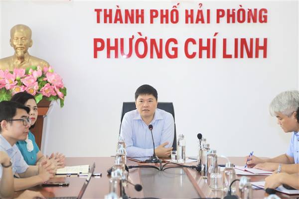 Lãnh đạo UBND thành phố kiểm tra việc vận hành chính quyền địa phương 2 cấp tại phường Chí Linh