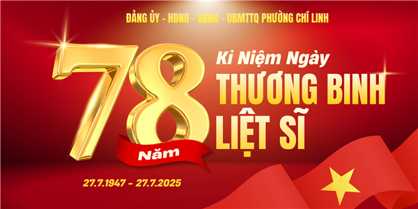 Thông báo: Lễ dâng hương, thắp nến tri ân các Anh hùng Liệt sĩ Nhân kỷ niệm 78 năm Ngày Thương binh - Liệt sĩ (27/7/1947 - 27/7/2025)