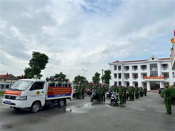 CÔNG AN PHƯỜNG CHÍ LINH RA QUÂN MỞ CAO ĐIỂM TẤN CÔNG, TRẤN ÁP TỘI PHẠM, BẢO ĐẢM AN NINH, AN TOÀN CÁC SỰ KIỆN CHÍNH TRỊ TRÊN ĐỊA BÀN