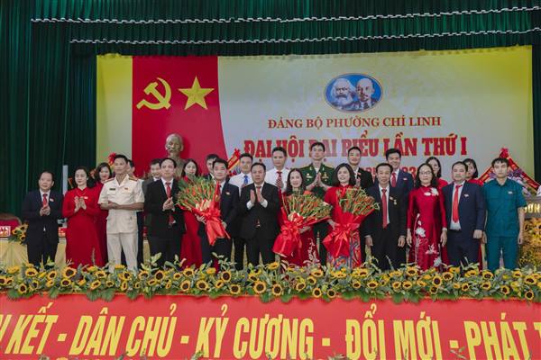 ĐẠI HỘI ĐẠI BIỂU ĐẢNG BỘ PHƯỜNG CHÍ LINH LẦN THỨ I, NHIỆM KỲ 2025–2030 THÀNH CÔNG TỐT ĐẸP