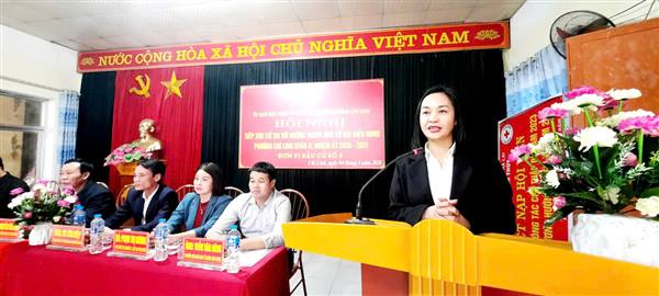 ĐƠN VỊ BẦU CỬ SỐ 2 TỔ CHỨC HỘI NGHỊ TIẾP XÚC CỬ TRI VỚI NGƯỜI ỨNG CỬ ĐẠI BIỂU HĐND PHƯỜNG CHÍ LINH KHÓA II, NHIỆM KỲ 2026 – 2031