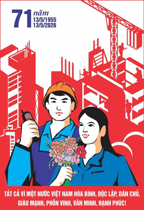 💐CHÀO MỪNG KỶ NIỆM 71 NĂM NGÀY GIẢI PHÓNG HẢI PHÒNG (13/5/1955-13/5/2026): “HẢI PHÒNG HỘI TỤ - TOẢ SÁNG”.