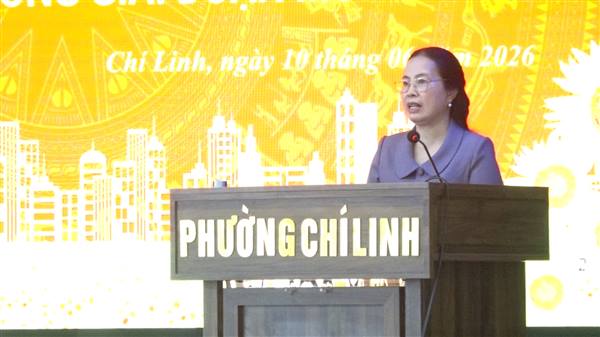 ĐẢNG ỦY PHƯỜNG CHÍ LINH TỔ CHỨC HỘI NGHỊ QUÁN TRIỆT, TRIỂN KHAI CÁC VĂN BẢN MỚI BAN BÍ THƯ TRUNG ƯƠNG ĐẢNG, THÀNH ỦY VỀ CÔNG TÁC DÂN TỘC, TÔN GIÁO TRONG TÌNH HÌNH MỚI