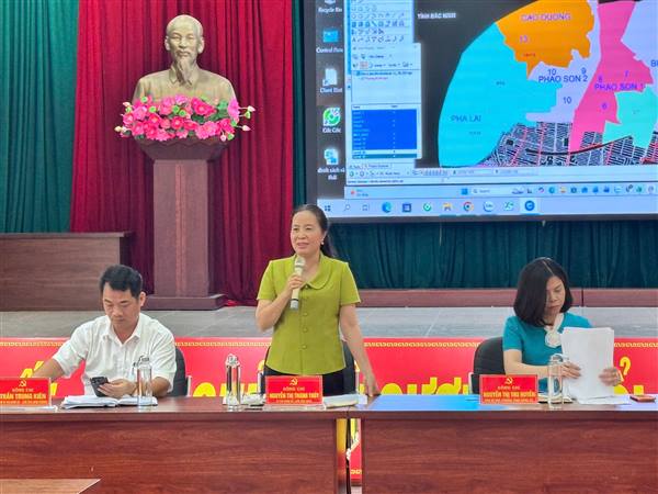 ĐẢNG ỦY PHƯỜNG CHÍ LINH TỔ CHỨC HỘI NGHỊ TRIỂN KHAI KẾ HOẠCH SẮP XẾP, TỔ CHỨC LẠI CÁC TDP TRÊN ĐỊA BÀN