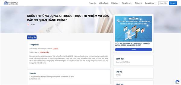 PHƯỜNG CHÍ LINH TRIỂN KHAI CUỘC THI “ỨNG DỤNG AI TRONG THỰC THI NHIỆM VỤ CỦA CÁC CƠ QUAN HÀNH CHÍNH”