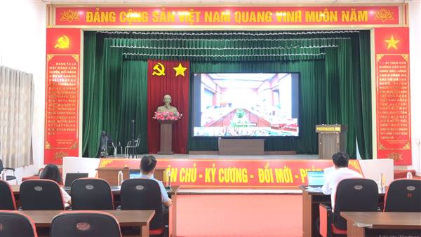 PHƯỜNG CHÍ LINH THAM DỰ HỘI NGHỊ TRỰC TUYẾN VỀ GIẢI NGÂN VỐN ĐẦU TƯ CÔNG VÀ GIẢI PHÓNG MẶT BẰNG