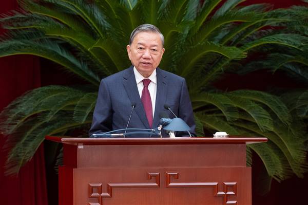 Tổng Bí thư Tô Lâm nhấn mạnh 5 vấn đề trọng tâm cần quán triệt để cuộc bầu cử đại biểu Quốc hội và đại biểu HĐND các cấp thành công