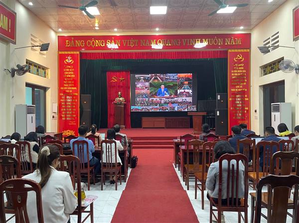 Chí Minh tổ chức điểm cầu trực tuyến dự hội nghị toàn quốc Tổng kết công tác phòng, chống tham nhũng, lãng phí, tiêu cực nhiệm kỳ Đại hội XIII

