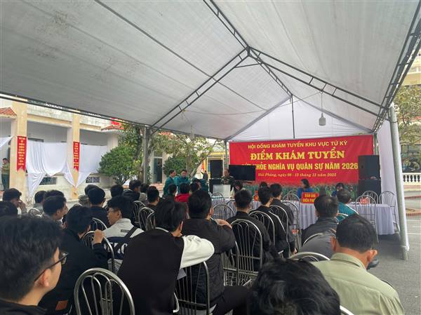 Chí Minh tổ chức khám tuyển NVQS năm 2026

 đảm bảo nghiêm túc, khách quan