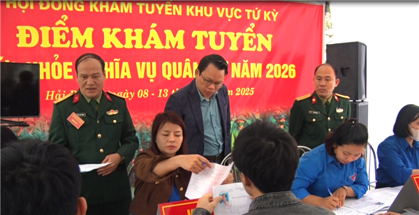 Chí Minh tổ chức khám tuyển NVQS năm 2026

 đảm bảo nghiêm túc, khách quan