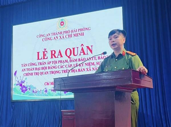 Cao điểm tấn công, trấn áp tội phạm bảo đảm an ninh, an toàn Đại hội Đảng các cấp và các sự kiện chính trị năm 2025