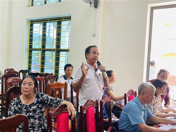 Công khai phương án bồi thường, hỗ trợ đối với các hộ dân có đất thu hồi phục vụ tái định cư cho tuyến đường sắt Lào Cai – Hà Nội – Hải Phòng