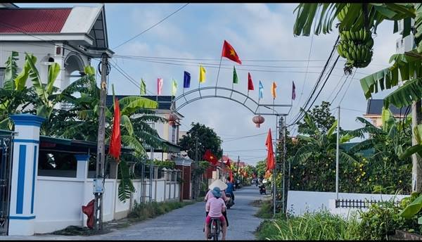 Rực rỡ cờ hoa chào mừng cách mạng tháng 8  và quốc khánh 2/9