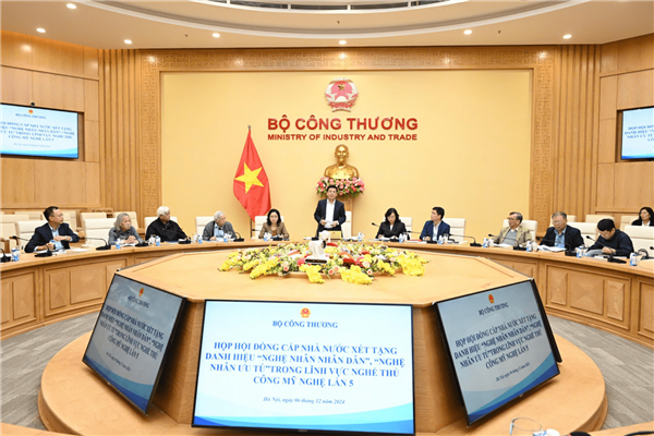Triển khai xét tặng danh hiệu “Nghệ nhân nhân dân”, “Nghệ nhân ưu tú” trong lĩnh vực thủ công mỹ nghệ lần thứ 6
