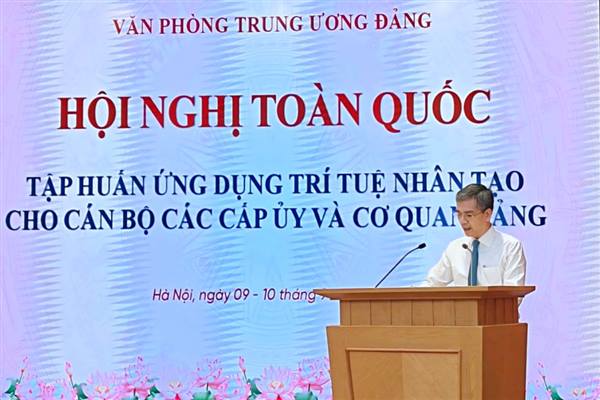 Khai mạc hội nghị tập huấn ứng dụng trí tuệ nhân tạo cho cán bộ, công chức