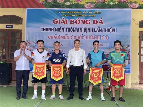 Thôn An Định tổ chức thành công giải bóng đá thanh niên lần thứ VI -  Chào mừng Quốc khánh 2/9