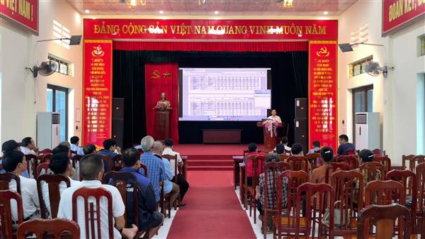 Xã Chí Minh công khai phương án bồi thường, hỗ trợ GPMB dự án đường sắt Lào Cai - Hà Nội - Hải Phòng cho 27 hộ dân
