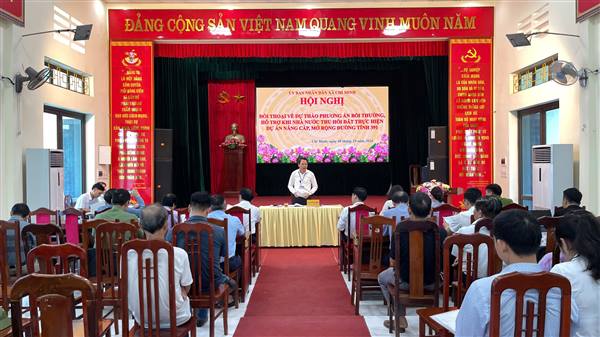 Xã Chí Minh đối thoại, giải trình kiến nghị của người dân về bồi thường, GPMB đường tỉnh 391