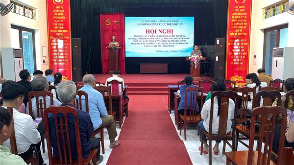 Xã Chí Minh lấy ý kiến, giải trình kiến nghị của các hộ dân phục vụ dự án đường sắt Lào Cai – Hà Nội – Hải Phòng