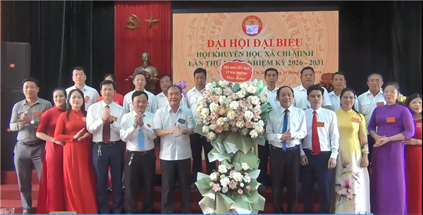Hội Khuyến học xã Chí Minh tổ chức thành công Đại hội đại biểu lần thứ nhất, nhiệm kỳ 2026–2031