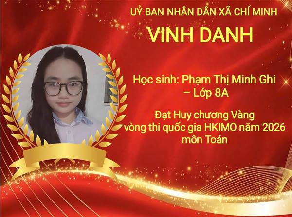 Đoàn học sinh trường THCS Văn Tố đạt thành tích ấn tượng tại kỳ thi toán học quốc tế HKIMO 2026

