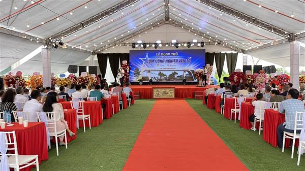 Khởi công Cụm công nghiệp Văn Tố - Tạo động lực mới cho phát triển kinh tế địa phương