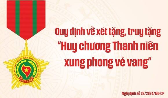 Triển khai xét tặng, truy tặng Huy chương 

Thanh niên xung phong vẻ vang