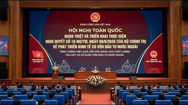 Chí Minh tham dự Hội nghị toàn quốc nghiên cứu, học tập, quán triệt và triển khai thực hiện Nghị quyết số 10 về phát triển kinh tế có vốn đầu tư nước ngoài