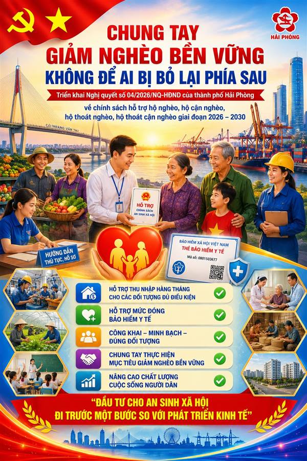 Chung tay thực hiện chính sách giảm nghèo bền vững, không để ai bị bỏ lại phía sau.