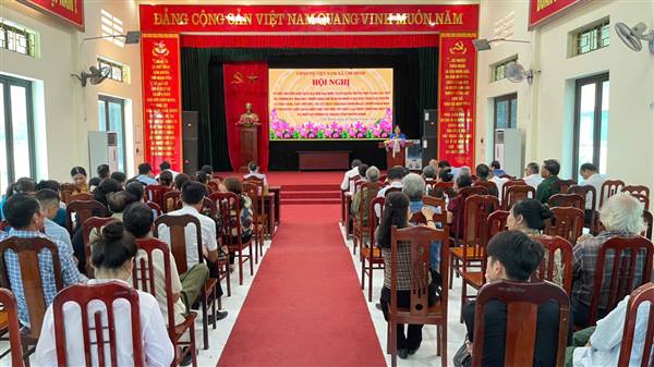 Ủy ban MTTQ Việt Nam xã Chí Minh tổ chức tuyên truyền nhiều nội dung trọng tâm đến cán bộ và Nhân dân