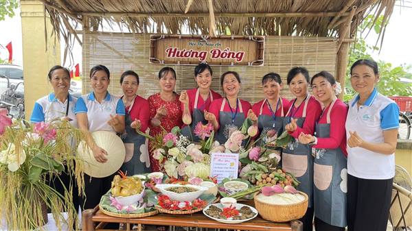 Những mâm cơm quê kể chuyện mùa vàng tại Ngày hội Lúa rươi hữu cơ xã Chí Minh năm 2026