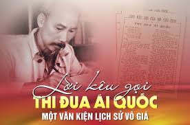 LỜI KÊU GỌI THI ĐUA ÁI QUỐC - MỘT VĂN KIỆN LỊCH SỬ VÔ GIÁ