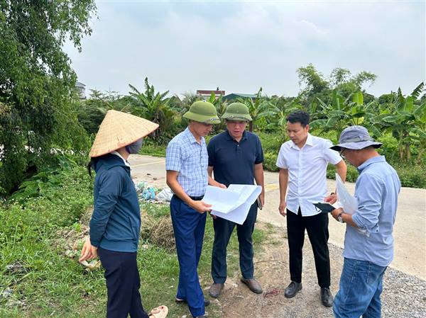 XÃ CHÍ MINH TIẾP NHẬN HỒ SƠ THIẾT KẾ VÀ CẮM CỌC, MỐC GIẢI PHÓNG MẶT BẰNG DỰ ÁN ĐƯỜNG SẮT LÀO CAI – HÀ NỘI – HẢI PHÒNG