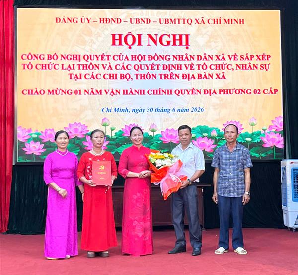 Đảng ủy xã Chí Minh xác định 6 nhóm nhiệm vụ trọng tâm trong quý III năm 2026