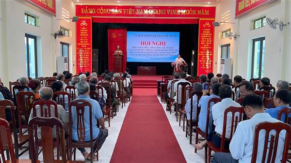 Xã Chí Minh triển khai đồng bộ công tác đo đạc, hoàn thiện cơ sở dữ liệu đất đai