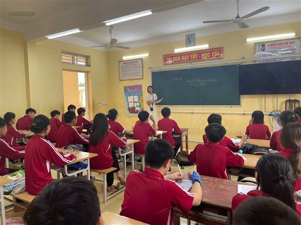 Xã Chí Minh tăng cường tuyên truyền chủ trương sắp xếp mạng lưới trường học của thành phố