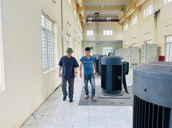 Khẩn trương tiêu úng, bảo vệ diện tích lúa sau mưa bão