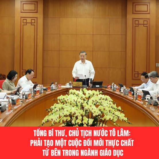Phải tạo cuộc đổi mới thực chất từ bên trong ngành Giáo dục