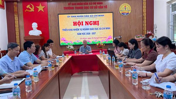 Xã Chí Minh triển khai nhiệm vụ ngành Giáo dục 

năm học 2026-2027