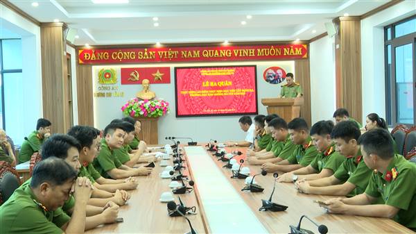 CÔNG AN PHƯỜNG CHU VĂN AN TỔ CHỨC LỄ RA QUÂN THỰC HIỆN CAO ĐIỂM XÂY DỰNG “PHƯỜNG KHÔNG  MA TÚY” NĂM 2025