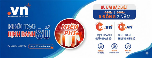 TRIỂN KHAI CHƯƠNG TRÌNH HIỆN DIỆN TRỰC TUYẾN VỚI TÊN MIỀN QUỐC GIA “.VN” DÀNH CHO DOANH NGHIỆP, HỘ KINH DOANH