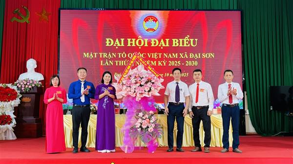 Phiên Trù bị Đại hội MTTQ Việt Nam xã Đại Sơn thành công tốt đẹp