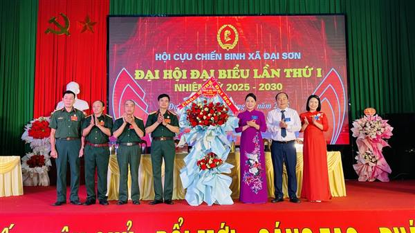 Đại hội Hội Cựu chiến binh xã Đại Sơn lần thứ I, nhiệm kỳ 2025 - 2030.