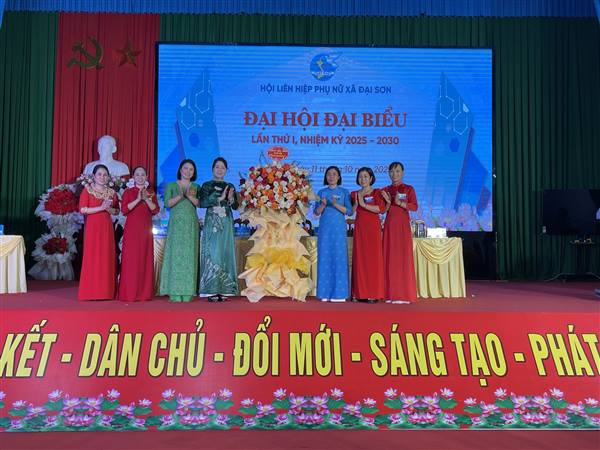 Đại hội Hội LHPN xã Đại Sơn lần thứ I, nhiệm kỳ 2025 – 2030